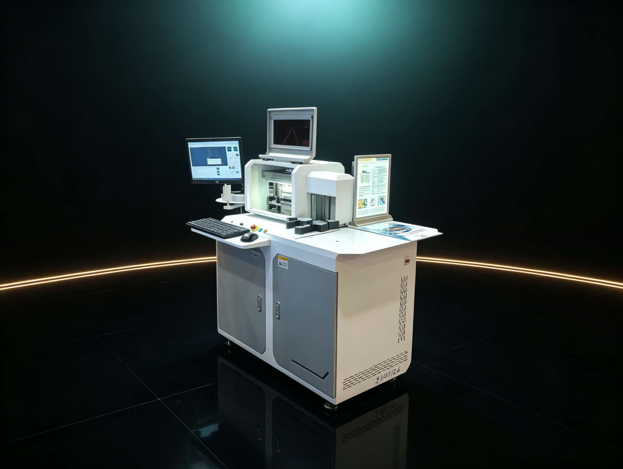 Automatic letter bending machine