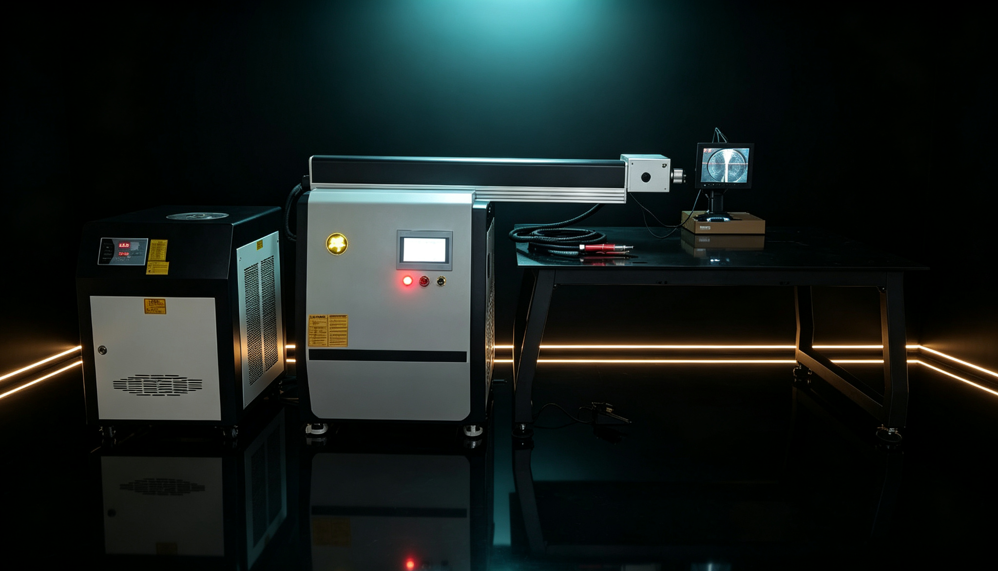 Laser letter welding machine